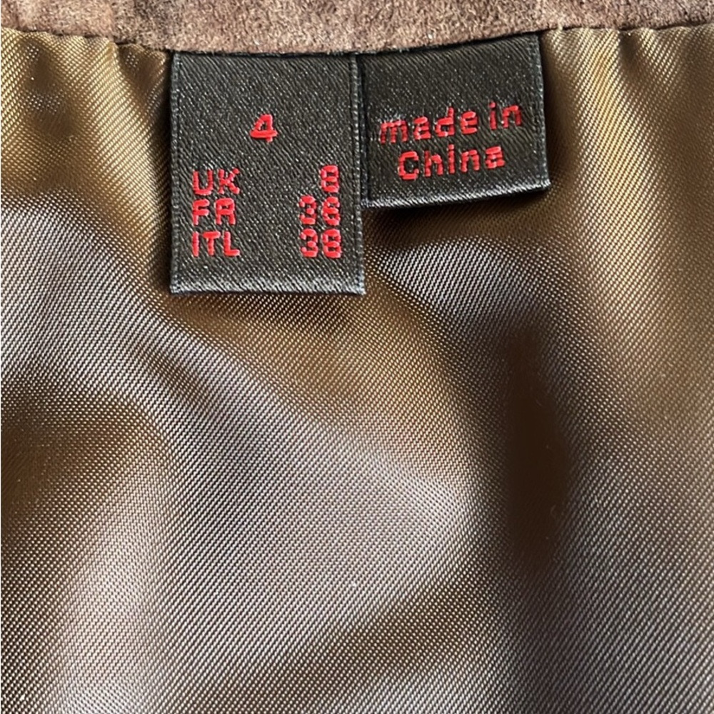 Danier Brown Suede Women's Suit - Picture 10 of 11